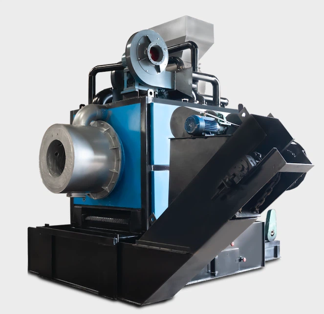 Industriell förgasningsbrännare för fast avfall