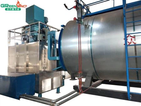 Palmmantel för biomassa för trumtork